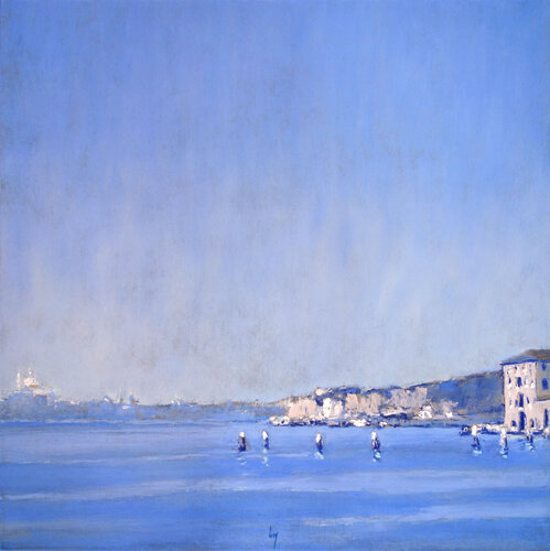 Les Zattere, Venise by François Cusson, Painting for Sale on Select