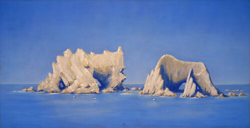 Rochers à Portz Naye, Camaret by François Cusson, Painting for Sale on Select