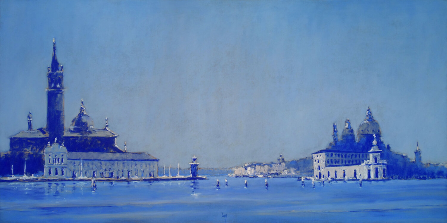 Venise, Bacino François Cusson Original painting for sale
