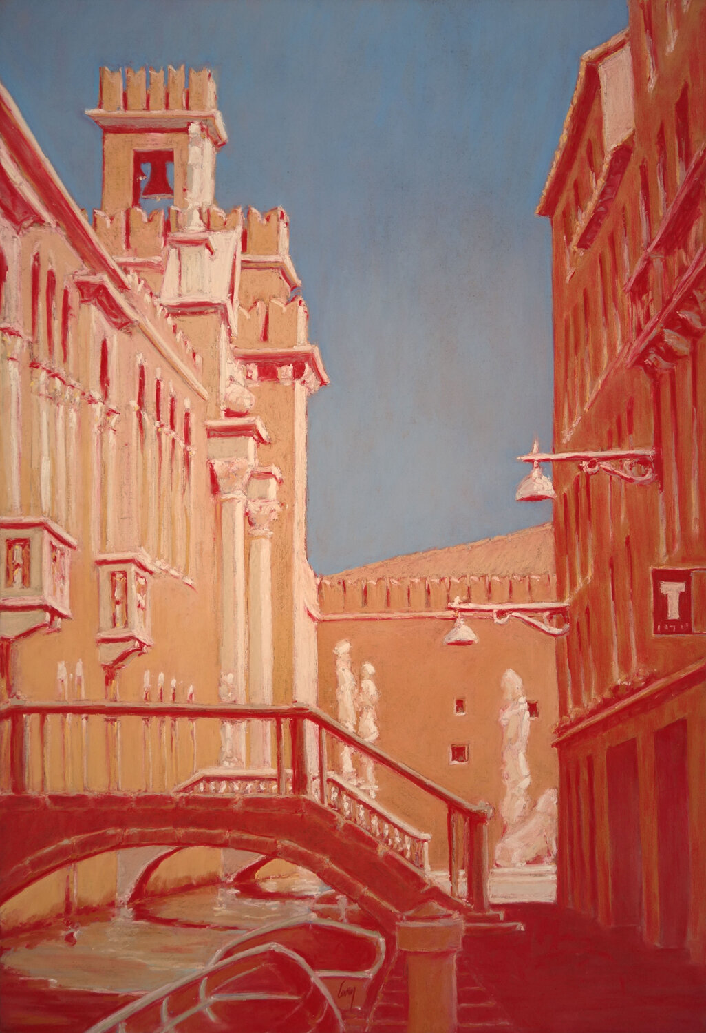 Arsenal, Venise François Cusson Original painting for sale