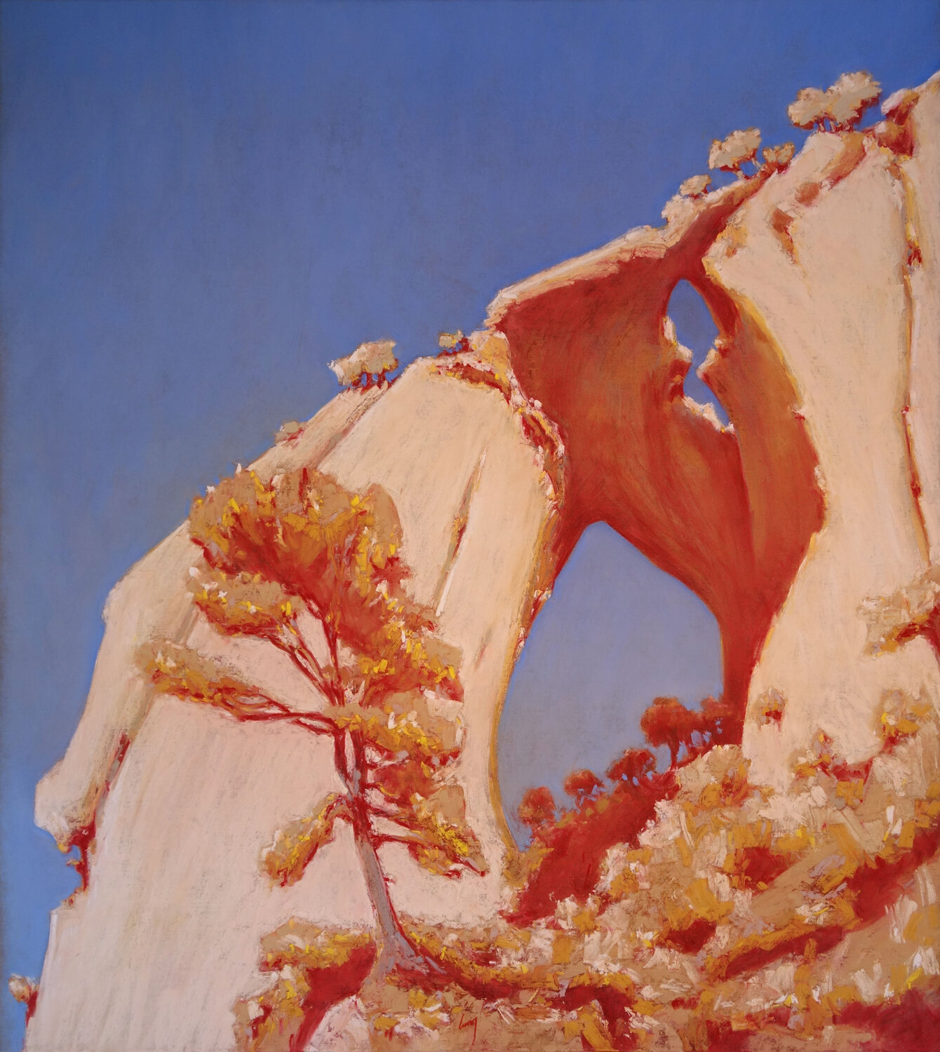 L'arche du Bausset François Cusson Original painting for sale