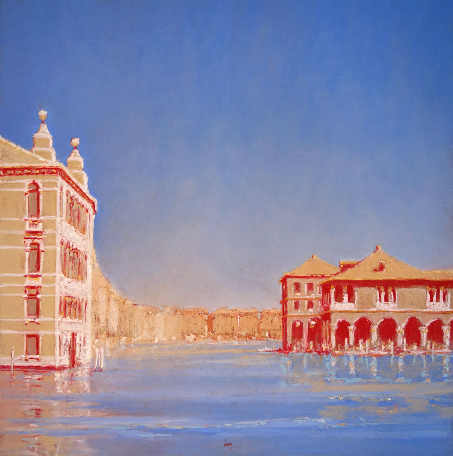 Grand Canal, Venise François Cusson Original painting for sale