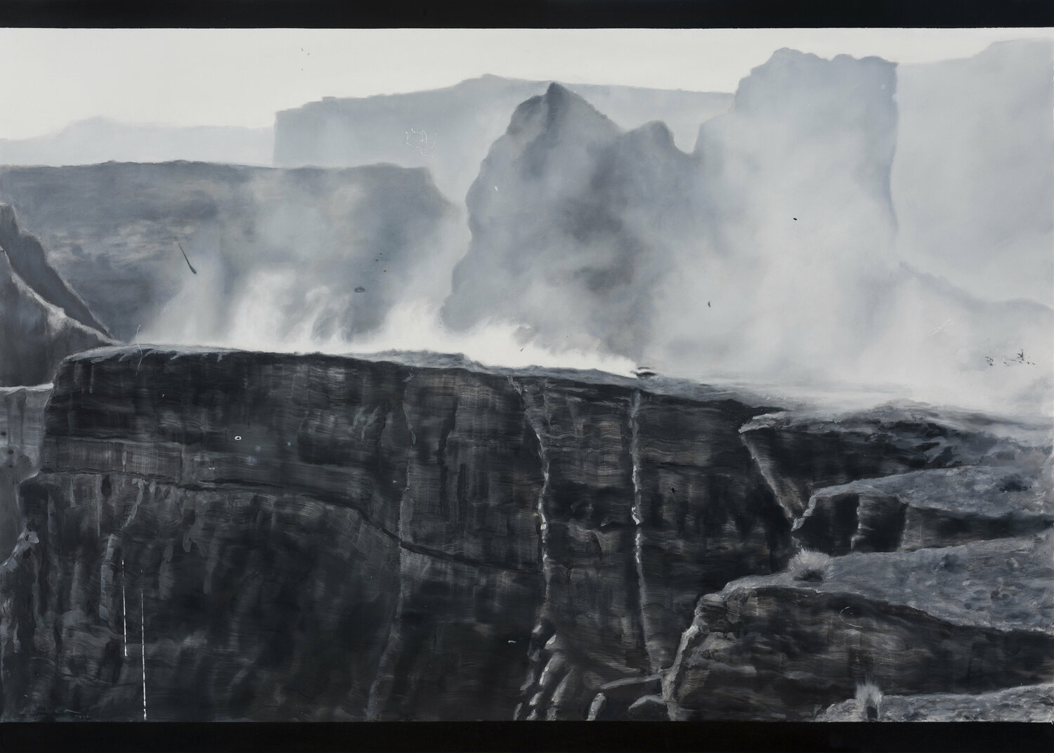 Between tones of gray VIII José Antonio Ochoa Original painting for sale