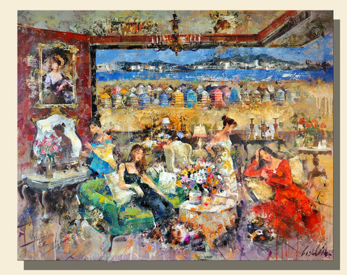 Silencio by Josep Costa Vila, Painting for Sale on Select