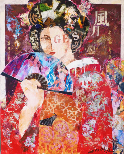 GEISA III by Josep Costa Vila, Painting for Sale on Select