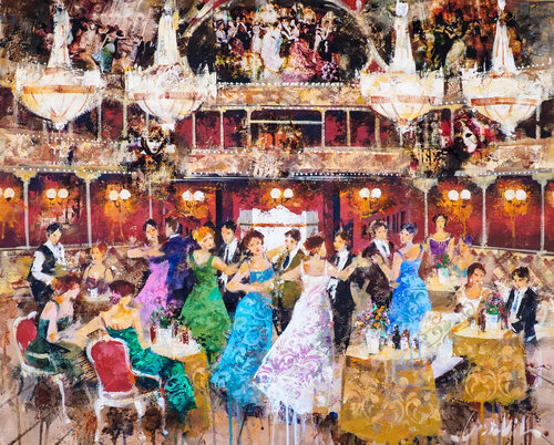 La Paloma by Josep Costa Vila, Painting for Sale on Select