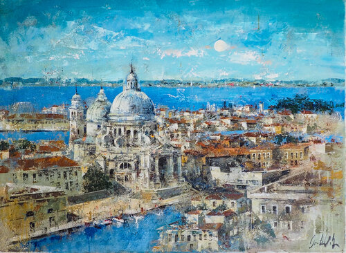 La Salute ,Venezia von Josep Costa Vila, Malerei kaufen auf Select