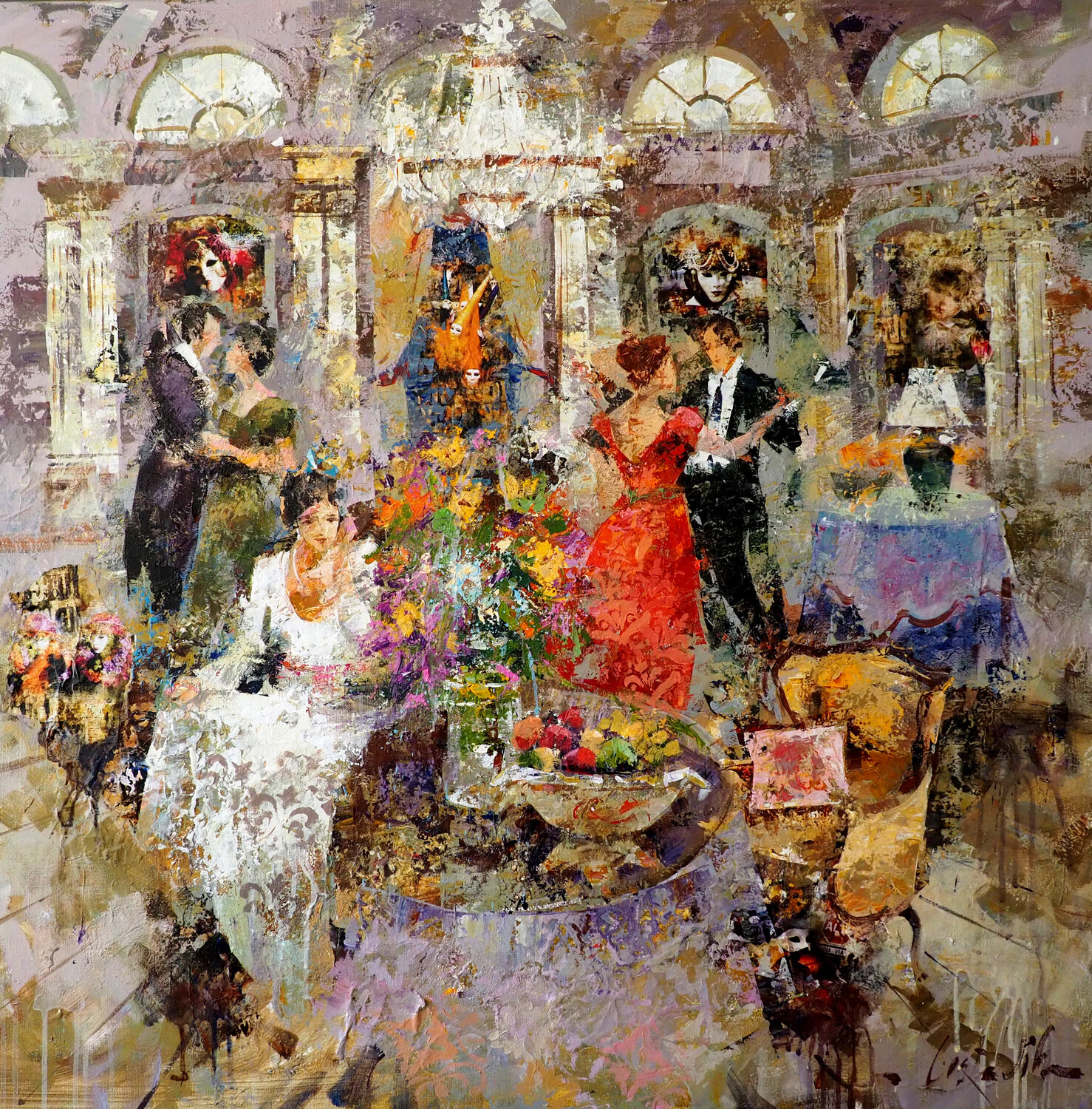 Magic room Josep Costa Vila Original painting for sale