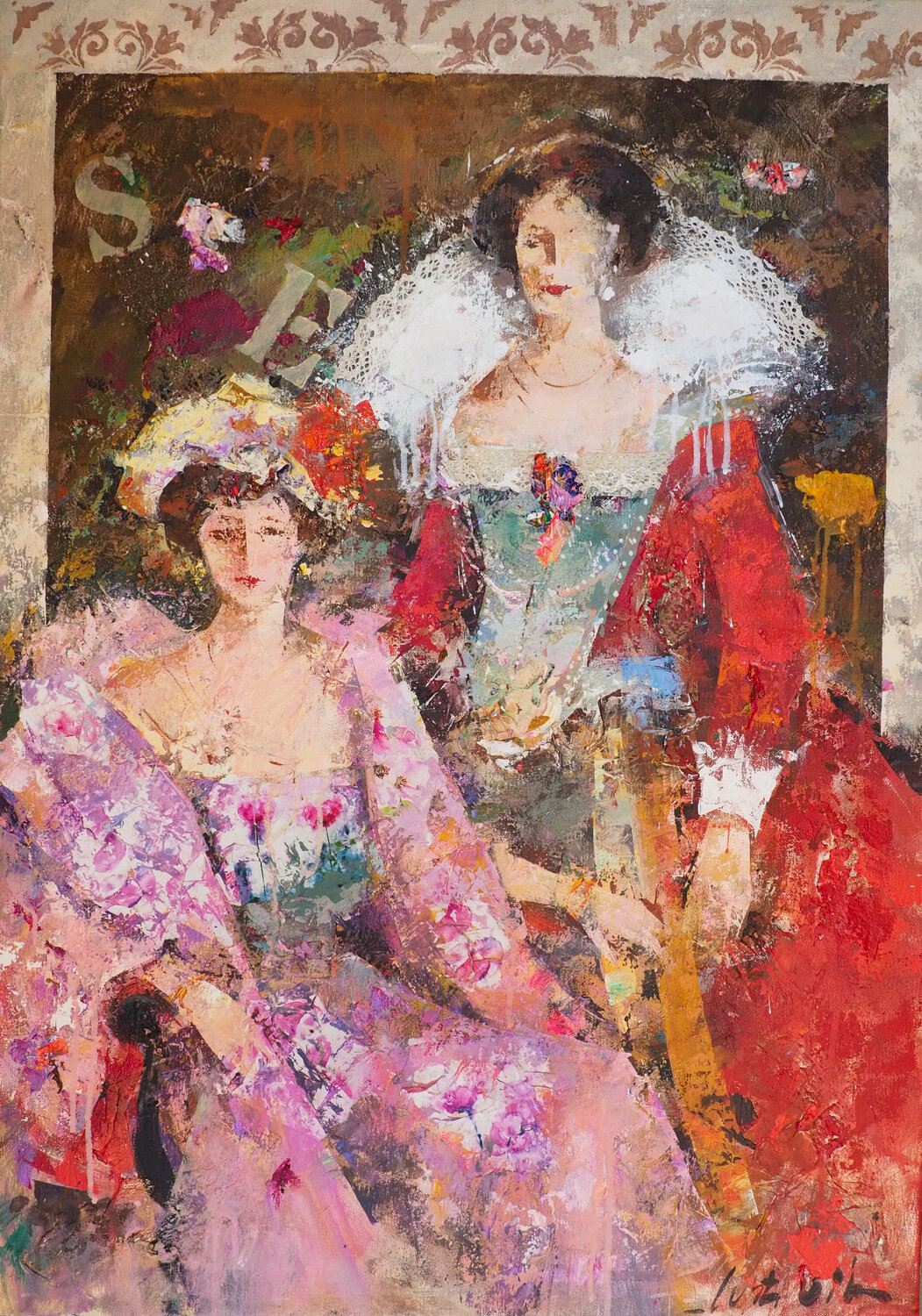 Figuras Renacentistas Josep Costa Vila Original painting for sale