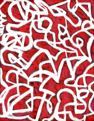 Mythography, Abstract Expressionist Oil Painting by Alexandra Swistak, Painting for Sale on Select