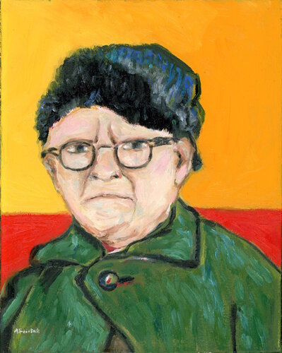 Portrait Of A Man, David Hockney, After Vincent Van Gogh by Alexandra Swistak, Painting for Sale on Select