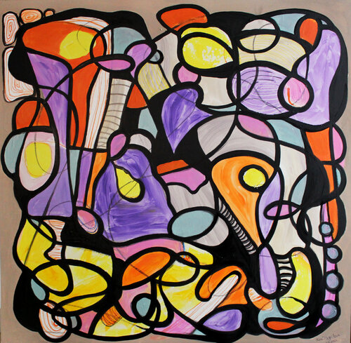 Talking about dreams when the sun goes down by Irina Tsypilova, Painting for Sale on Select