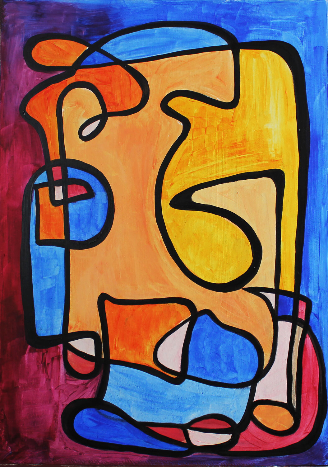 Two souls Irina Tsypilova Original painting for sale