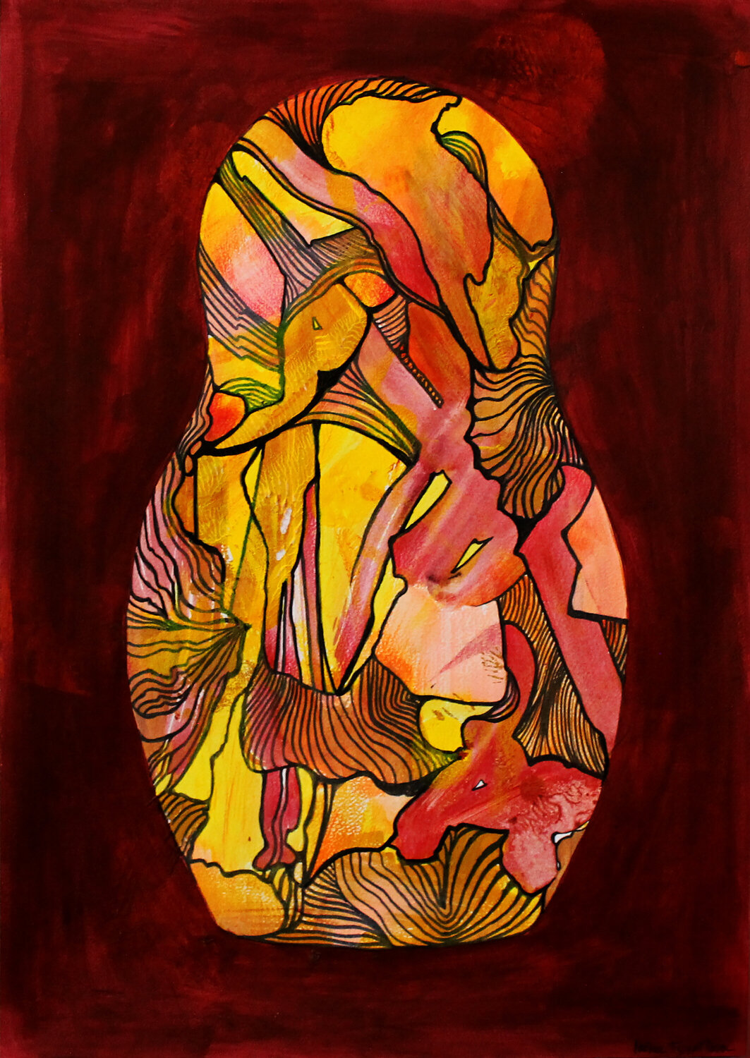 Inner Light IV Irina Tsypilova Original painting for sale