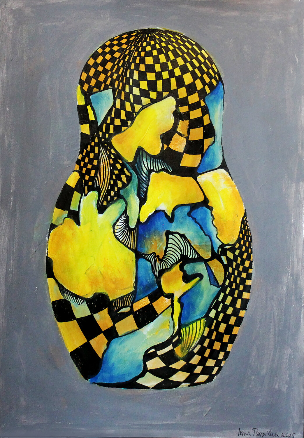 Inner Light V Irina Tsypilova Original painting for sale