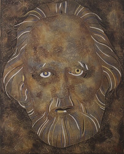 DEDICATION TO THE MASTER by Vasili Zianko, Painting for Sale on Select