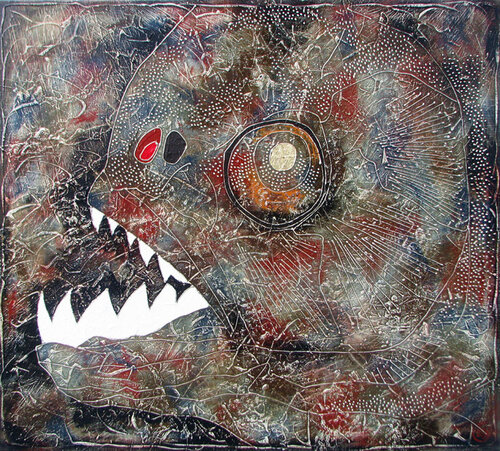 Objekt №2. SERRASALMUS (2) by Vasili Zianko, Painting for Sale on Select