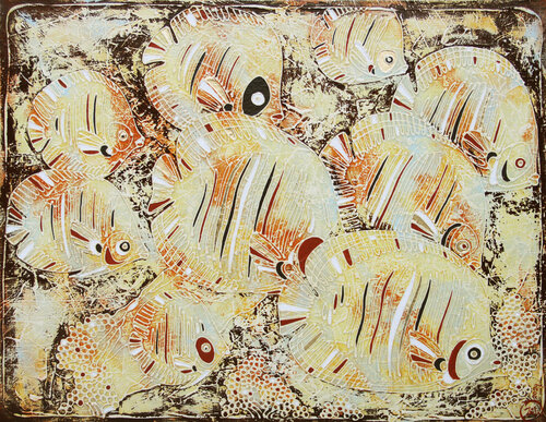 CORAL FISH by Vasili Zianko, Painting for Sale on Select