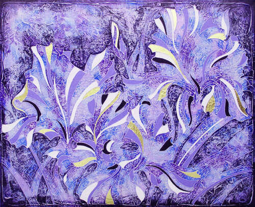 THE BLUE IRISES by Vasili Zianko, Painting for Sale on Select