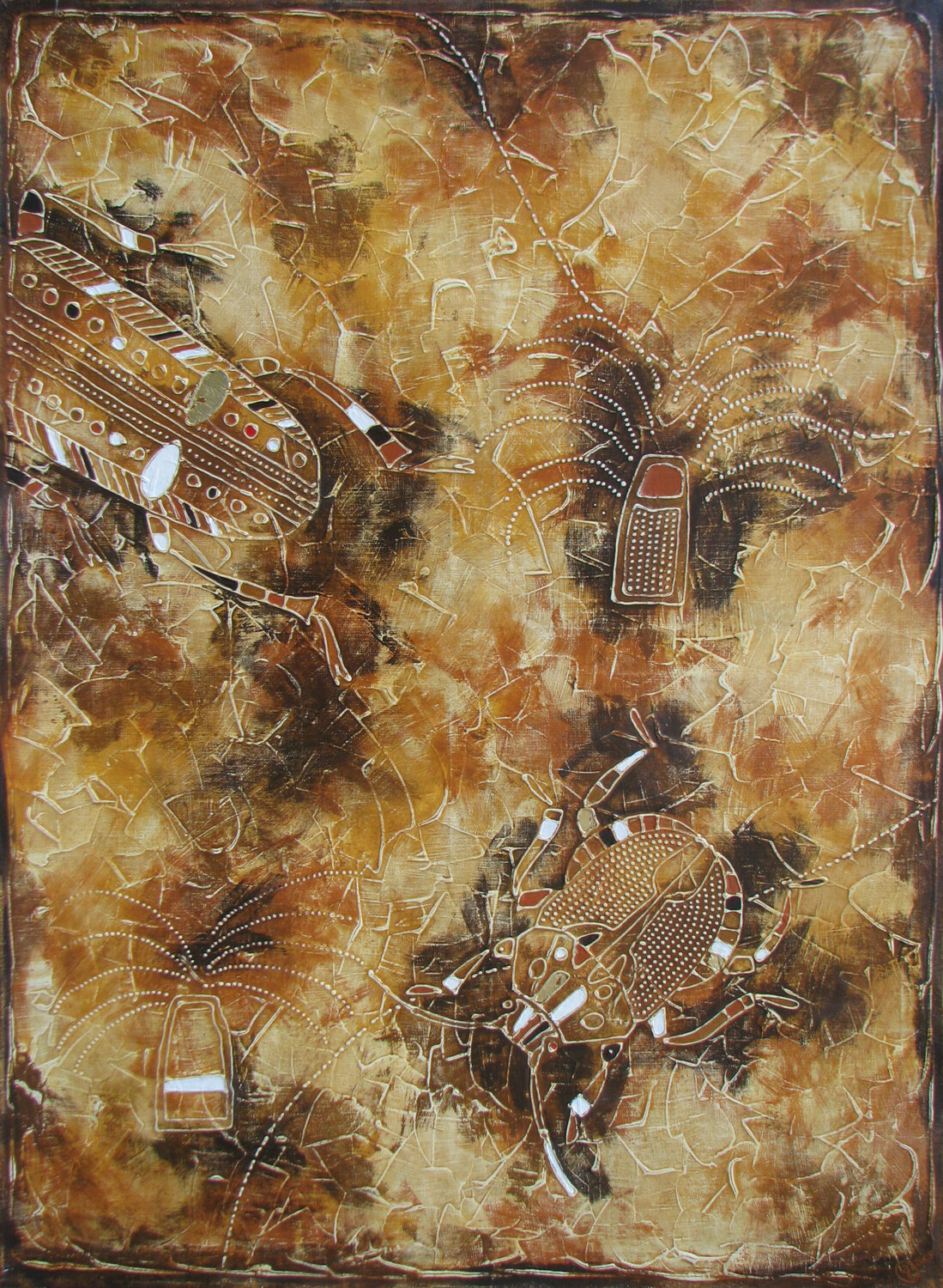 Composition No. 9 Vasili Zianko Original painting for sale