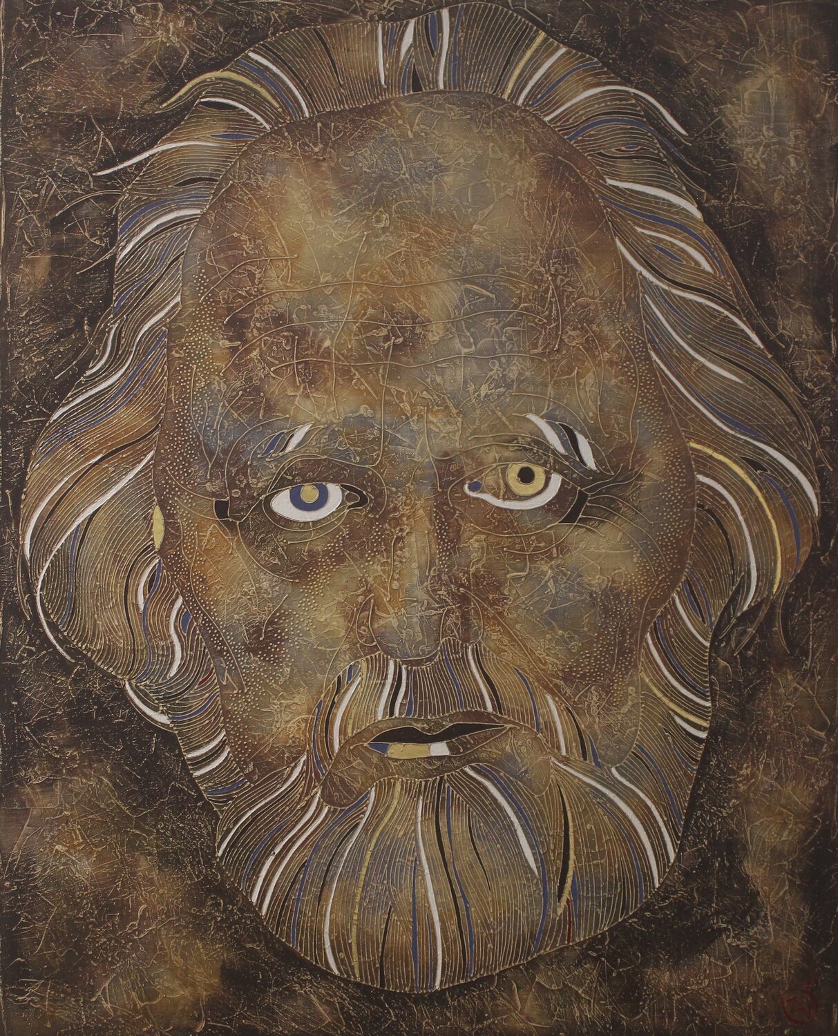 DEDICATION TO THE MASTER Vasili Zianko Original painting for sale