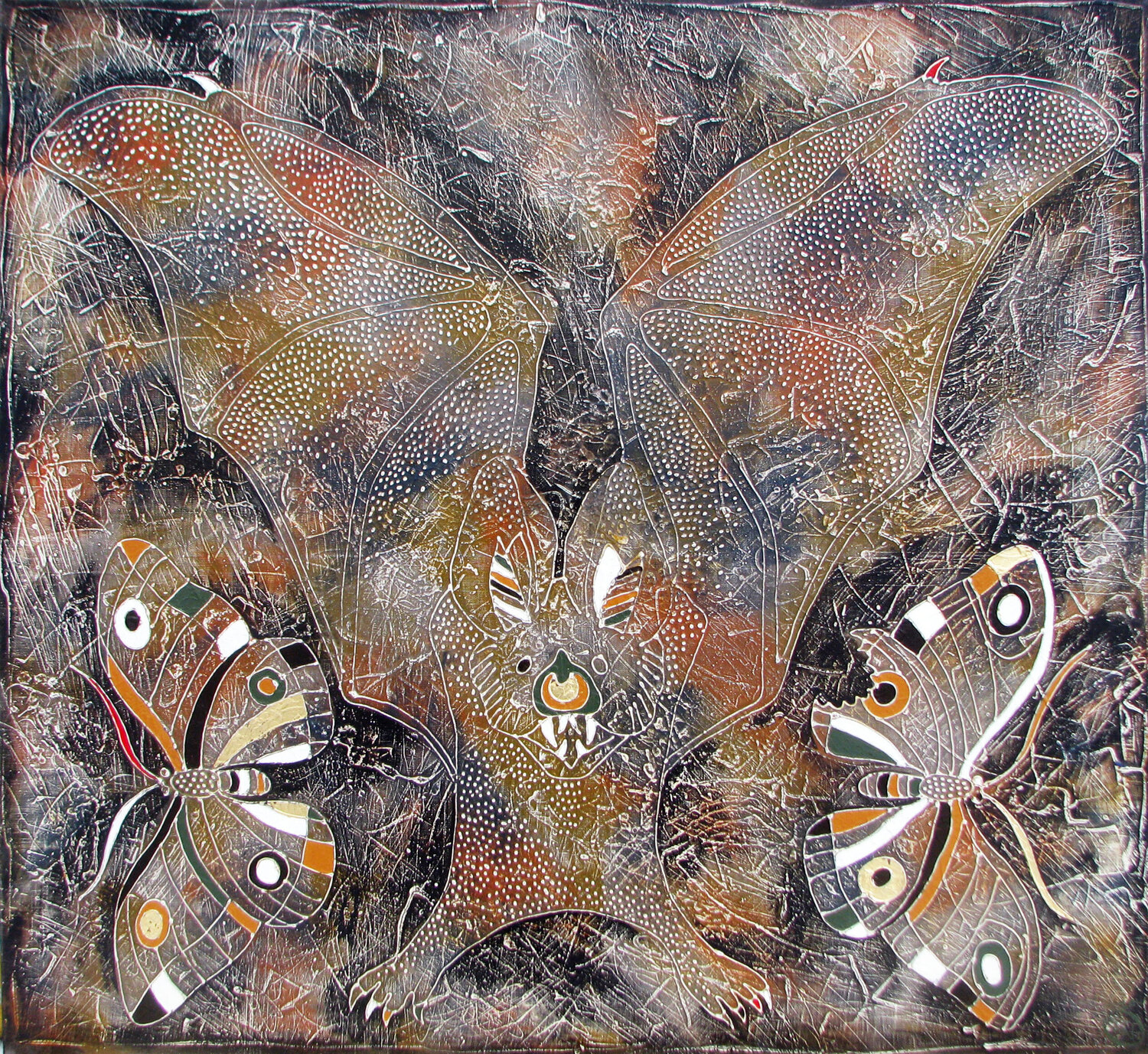 YOU ARE THE NEXT ONE - !the art-work is readable for blind people by touch Vasili Zianko Original painting for sale