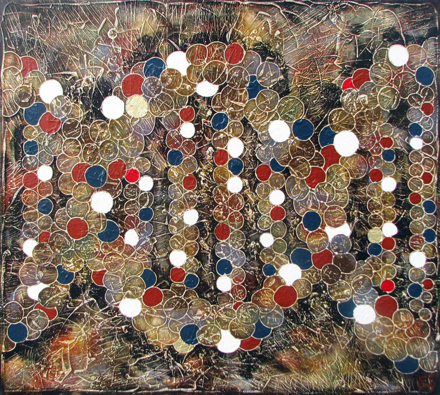 Objekt №4. HOMO (2) Vasili Zianko Original painting for sale