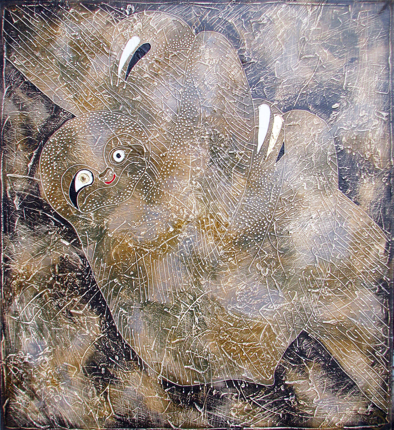 WORK ISN’T GOING ANYWHERE Vasili Zianko Original painting for sale