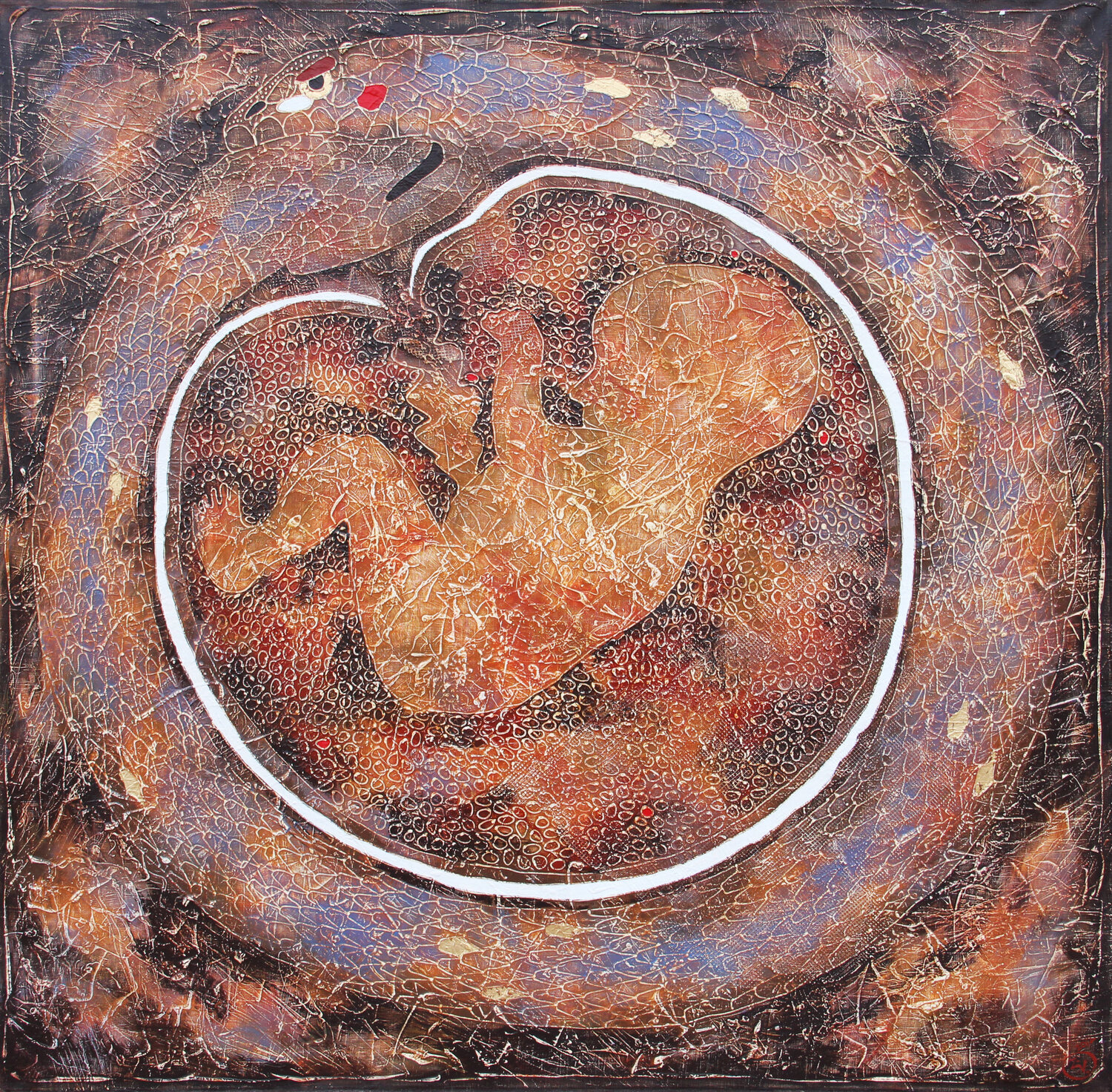 SIGNUM TEMPORIS (SIGN OF THE TIMES) Vasili Zianko Original painting for sale