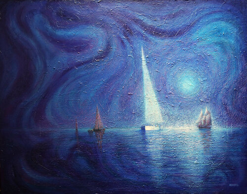 Sea Shine by Rakhmet Redzhepov, Painting for Sale on Select