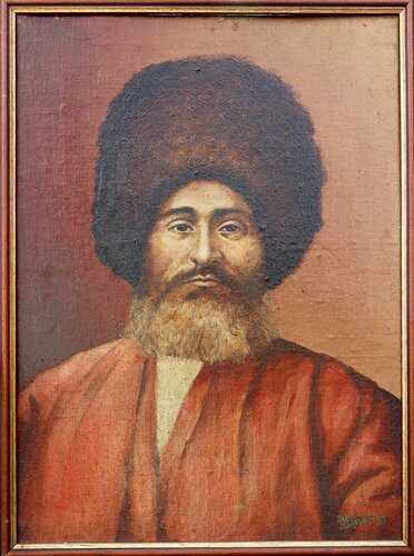 Heritage: Psychological Portrait, 50x35cm by Rakhmet Redzhepov, Painting for Sale on Select
