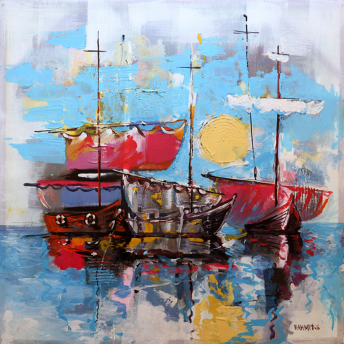 Horizon of Dreams, BALTIC series by Rakhmet Redzhepov, Painting for Sale on Select