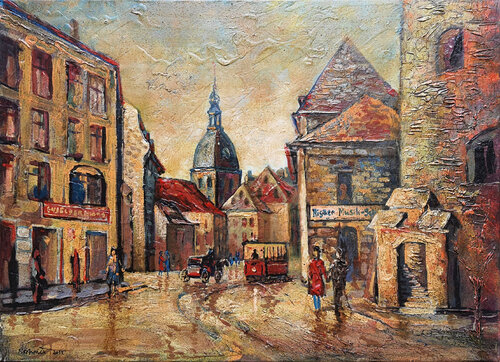 Echo of the Ages, BALTIC series by Rakhmet Redzhepov, Painting for Sale on Select