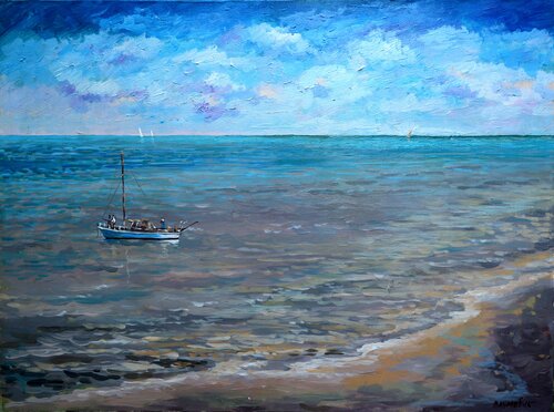 Voice of the Tide, BALTIC series by Rakhmet Redzhepov, Painting for Sale on Select