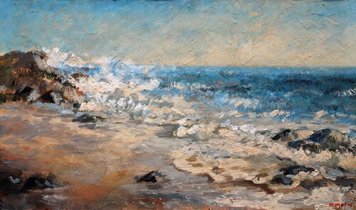 “Baltic Surf, BALTIC series von Rakhmet Redzhepov, Malerei kaufen auf Select