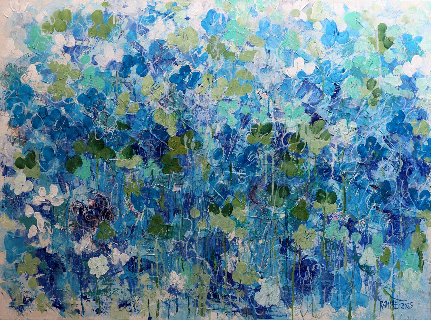Blue in Paradise Rakhmet Redzhepov Original painting for sale