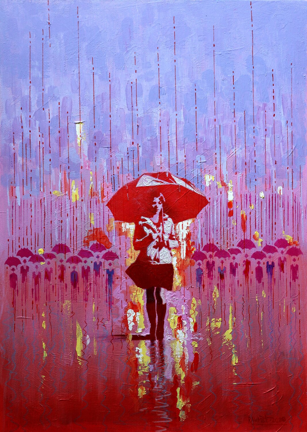Rain Melody Rakhmet Redzhepov Original painting for sale