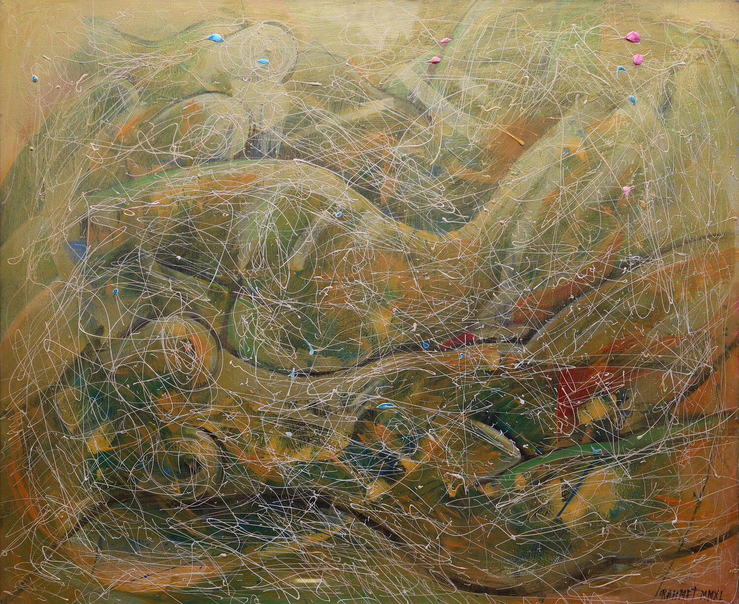 Echoes of Form: abstract art, canvas, oil, acrylic Rakhmet Redzhepov Original painting for sale