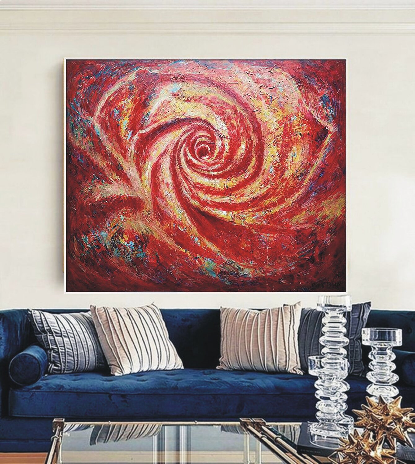 Creation of Perfection : abstract art, canvas, oil, acrylic Rakhmet Redzhepov Original painting for sale