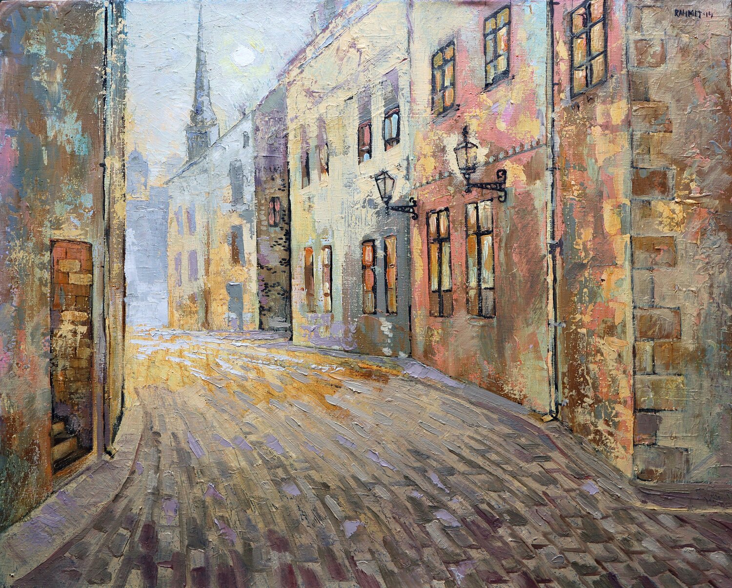 The Golden Noon, BALTIC series Rakhmet Redzhepov Original painting for sale