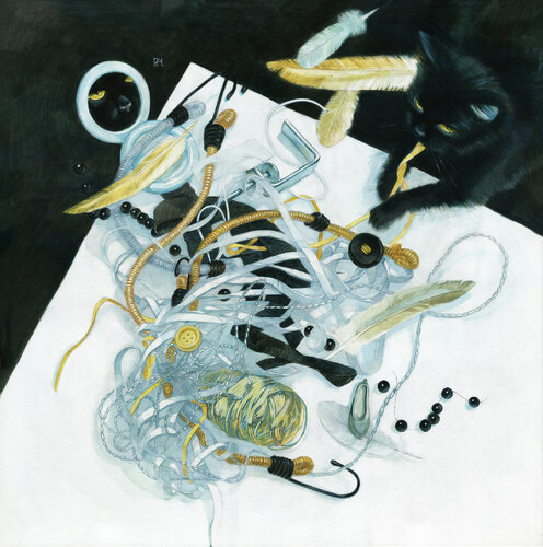 Verknotet by Polina Maykova, Painting for Sale on Select