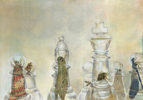 Glashaus by Polina Maykova, Painting for Sale on Select