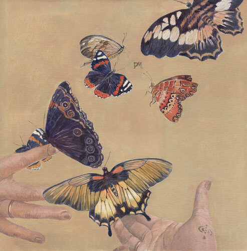Hier und Jetzt by Polina Maykova, Painting for Sale on Select