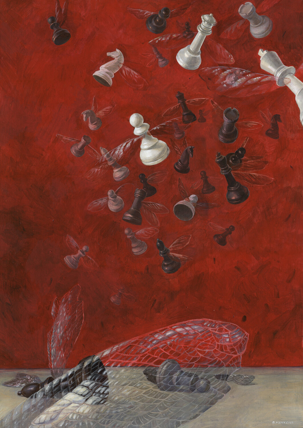 Apokalypse Polina Maykova Original painting for sale