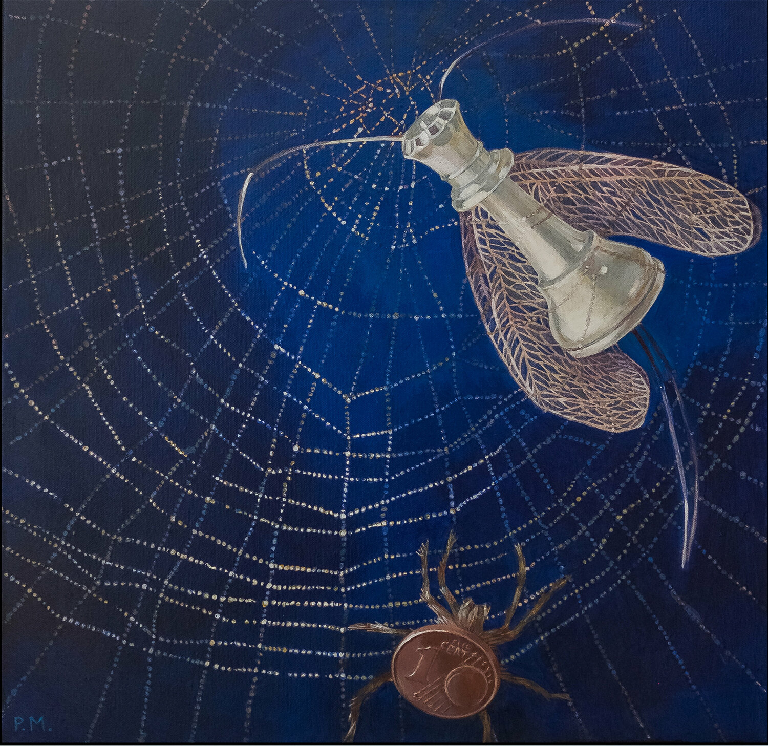 Im Netz Polina Maykova Original painting for sale