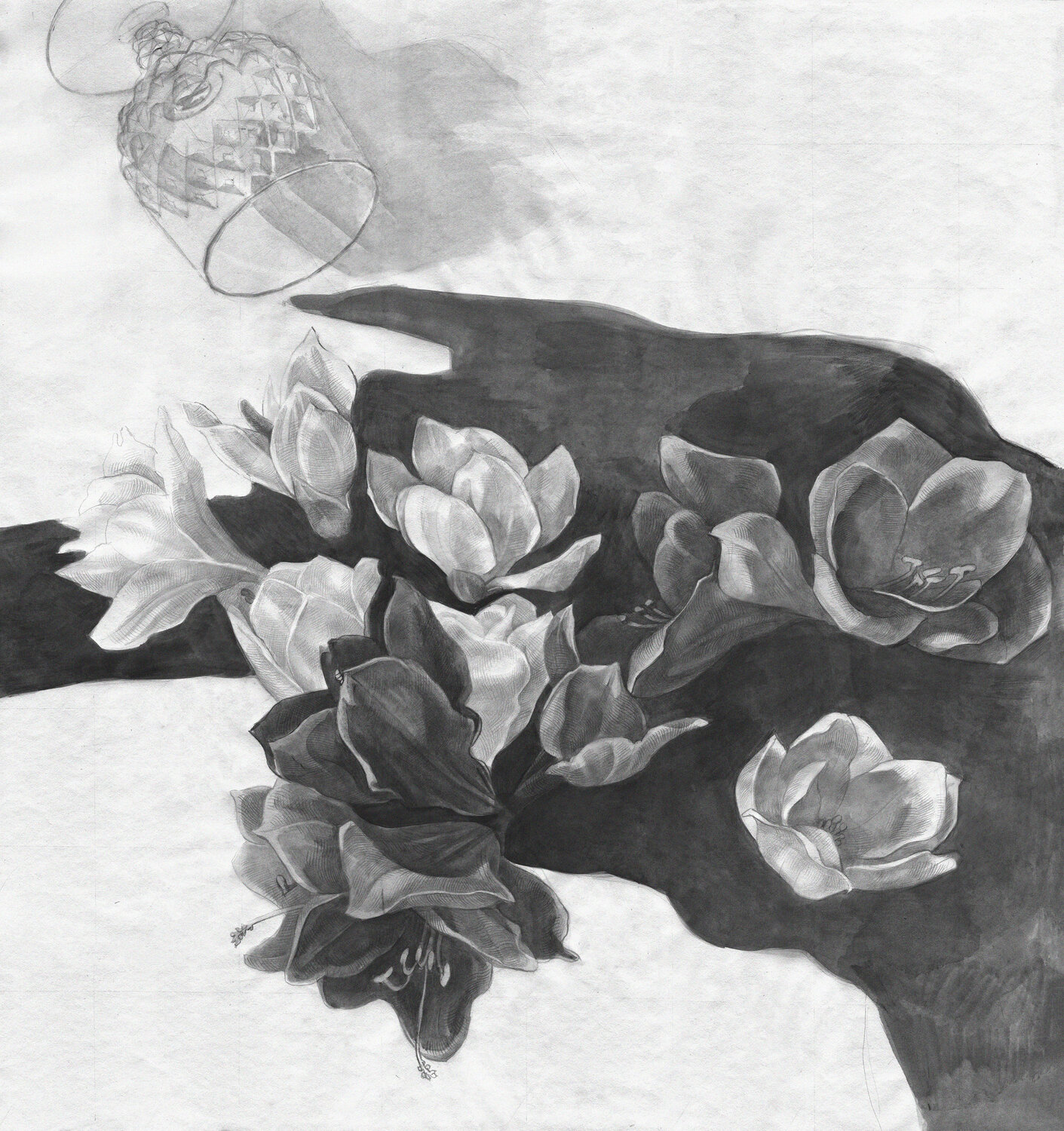 Nostalgie Polina Maykova Drawing for sale