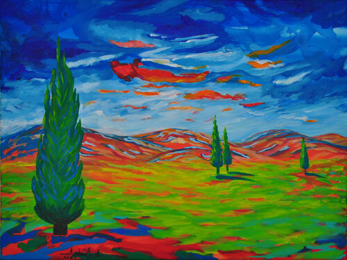 Follow the light by Zelie Alice, Painting for Sale on Select