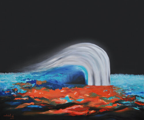 Dark Night II by Zelie Alice, Painting for Sale on Select