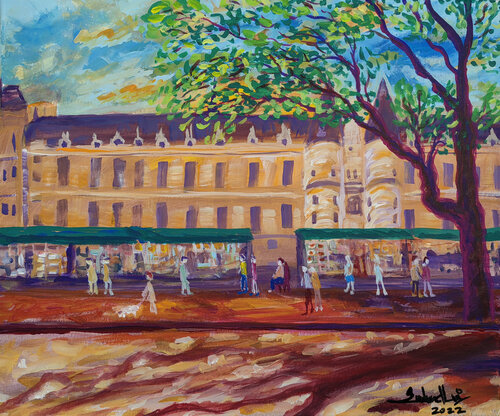 La Conciergerie by Zelie Alice, Painting for Sale on Select