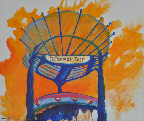 Metropolitain by Zelie Alice, Painting for Sale on Select
